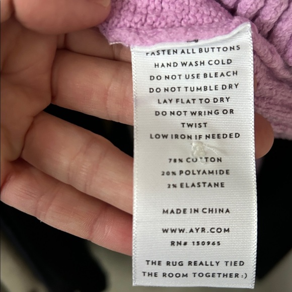 AYR pink Women's Cardigan cropped Sweater XS - Picture 4 of 4